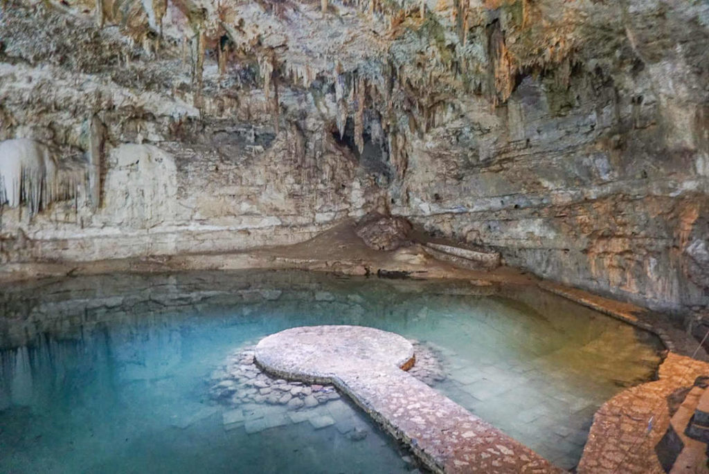 Cave drippings of Cenote Suytun