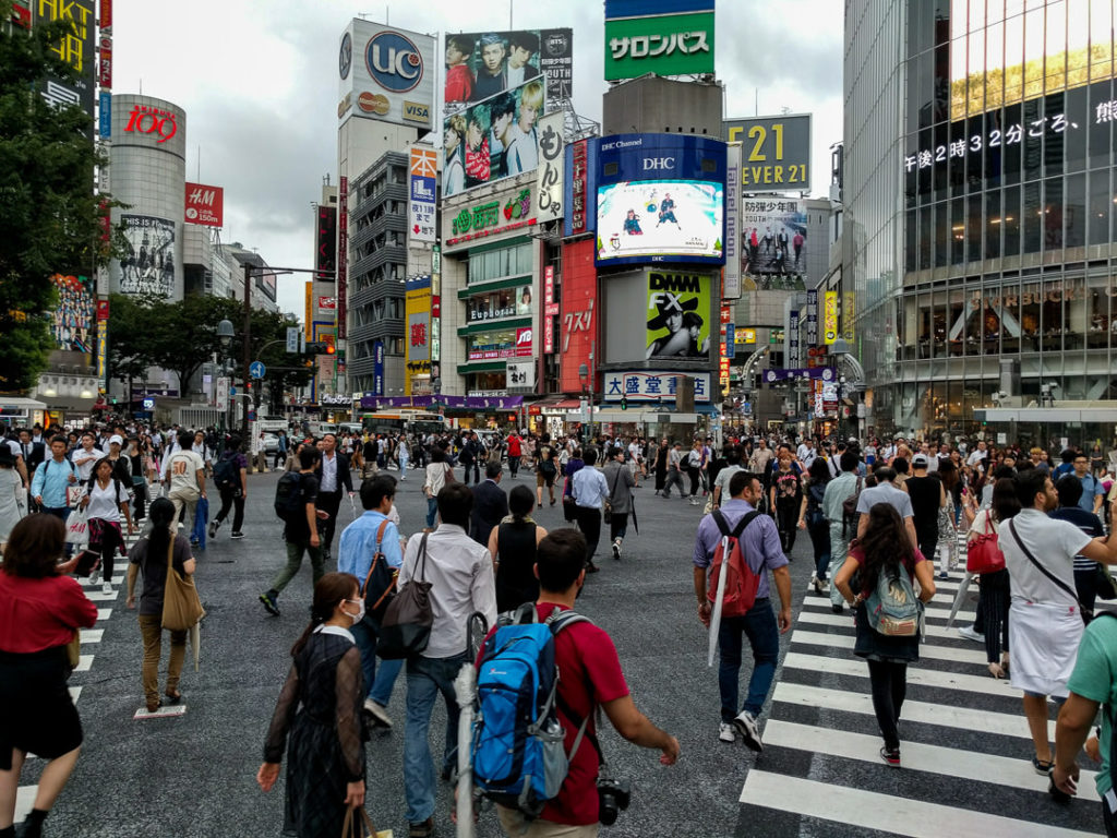 Shibuya Crossing in Tokyo, Japan - busiest in the world, family travel bucket list item