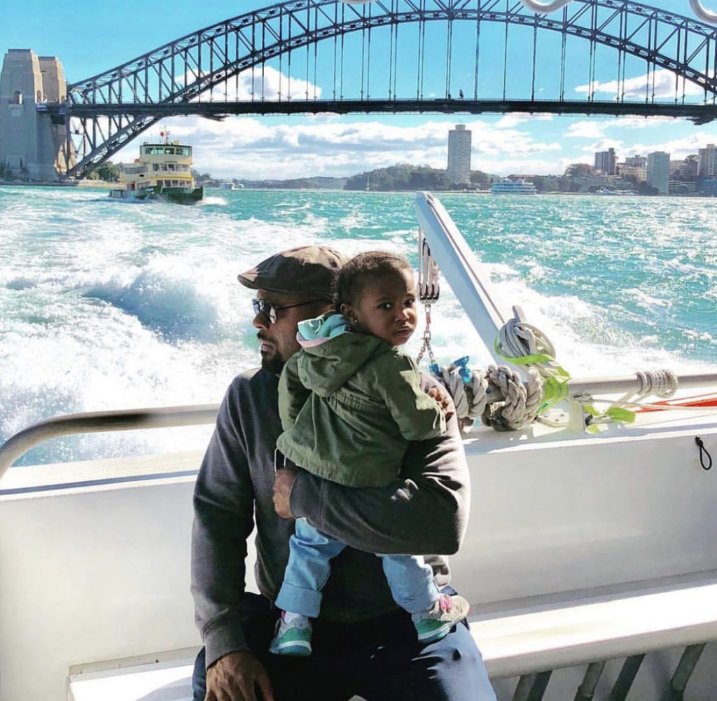 Black dad traveling with son in Sydney, Australia - diversity in family travel